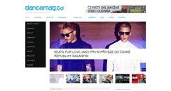 Desktop Screenshot of dancemag.cz